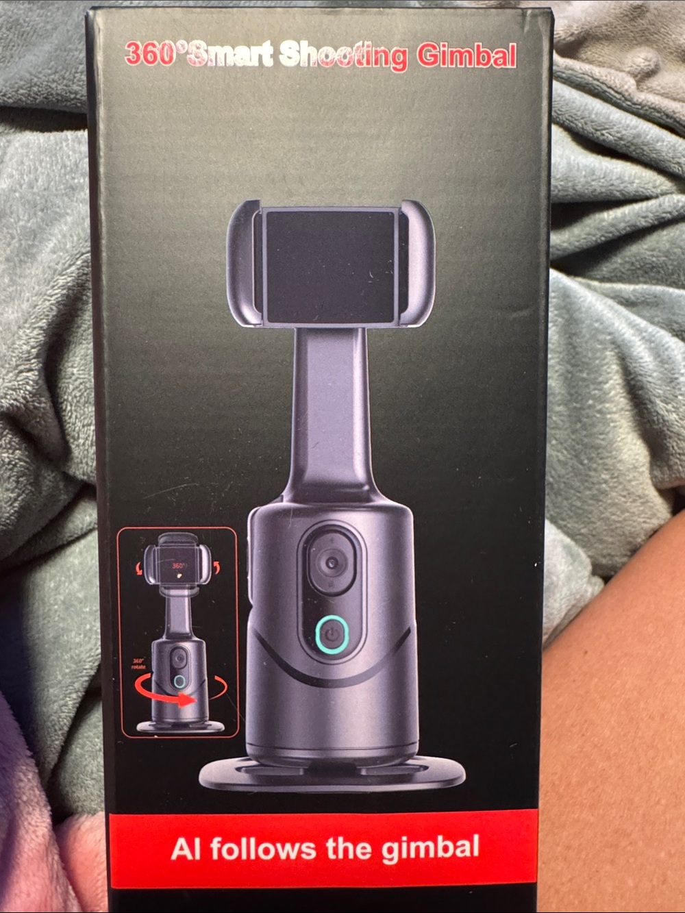 360° Smart Shooting Gimbal - AI Follow (Black)